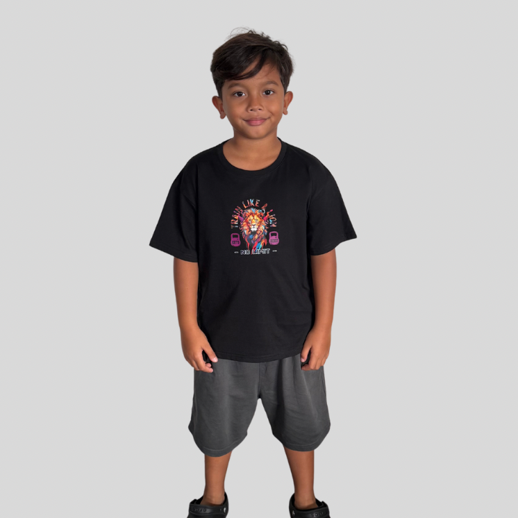 T-shirt enfant - Train like a lion