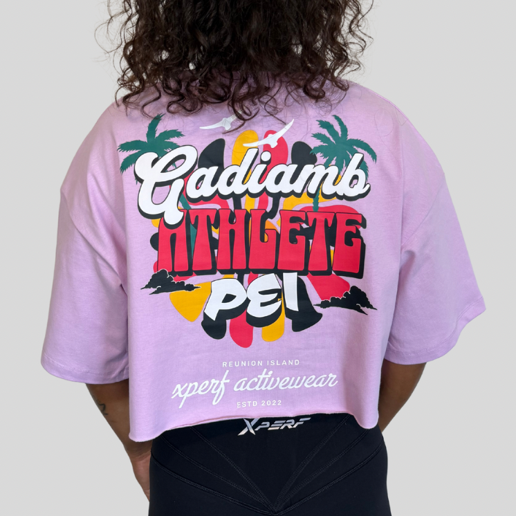 Crop top oversize Gadiamb Athlète Péi