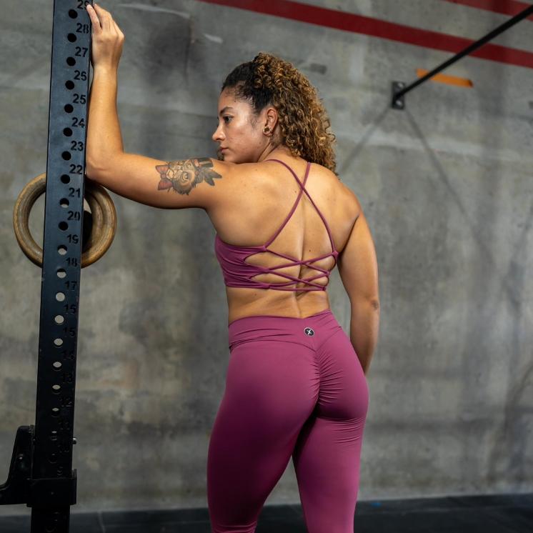 Brassière Grid - violet