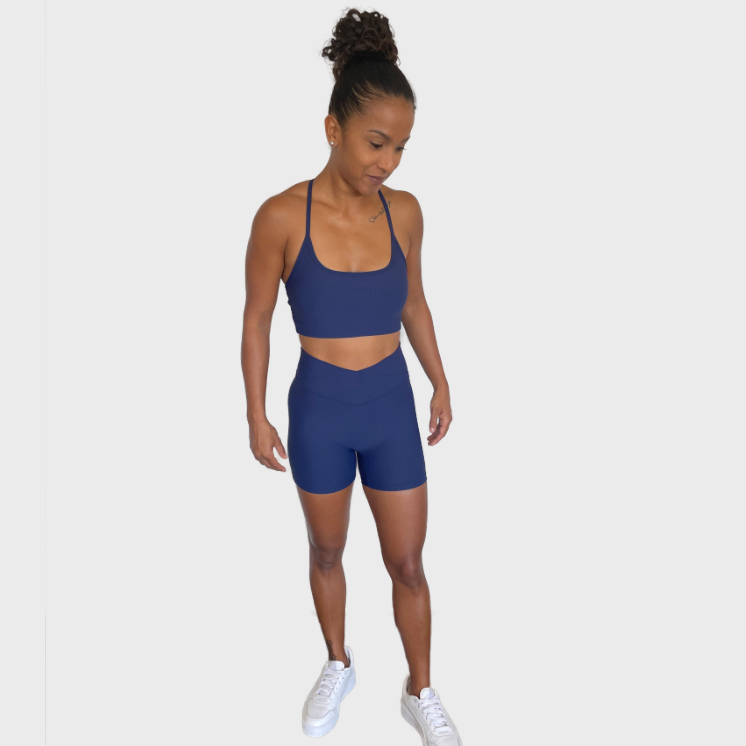 Short Poly - bleu navy