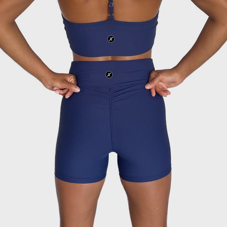 Short Poly - bleu navy