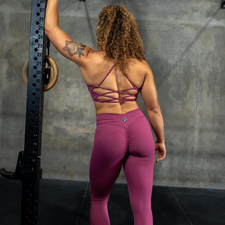 Brassière Grid - violet