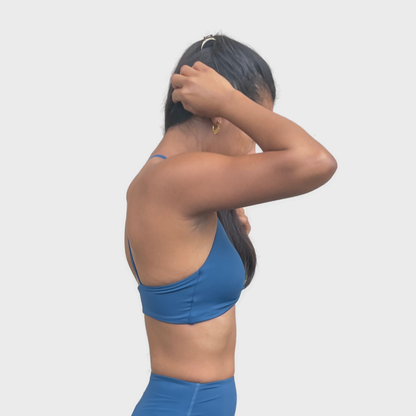 Brassière Twist bleu canard - vue 2