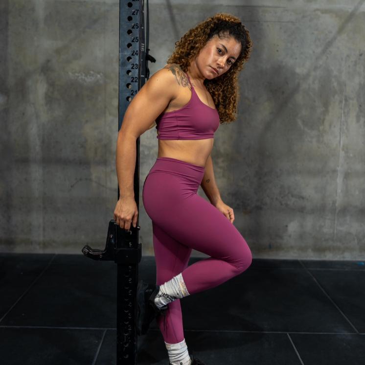 Legging Grid - violet