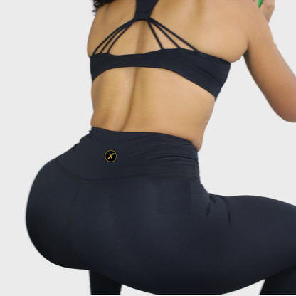 Legging Bib noir - vue 3