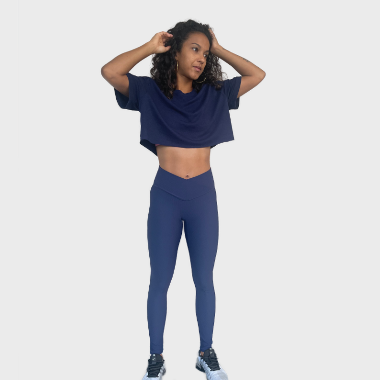 Legging Poly - bleu navy