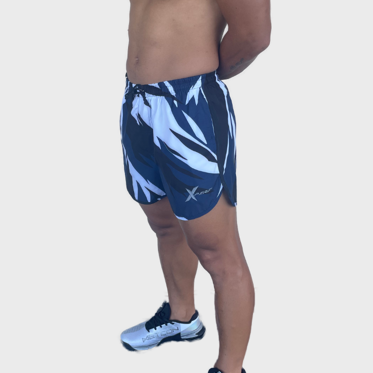 Short Fly - camo bleu