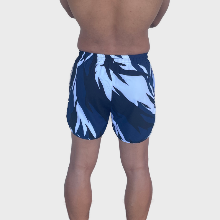 Short Fly - camo bleu