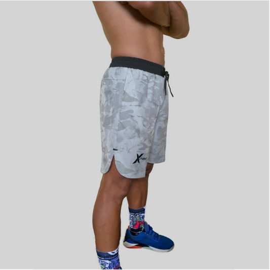 Short Camo - gris clair