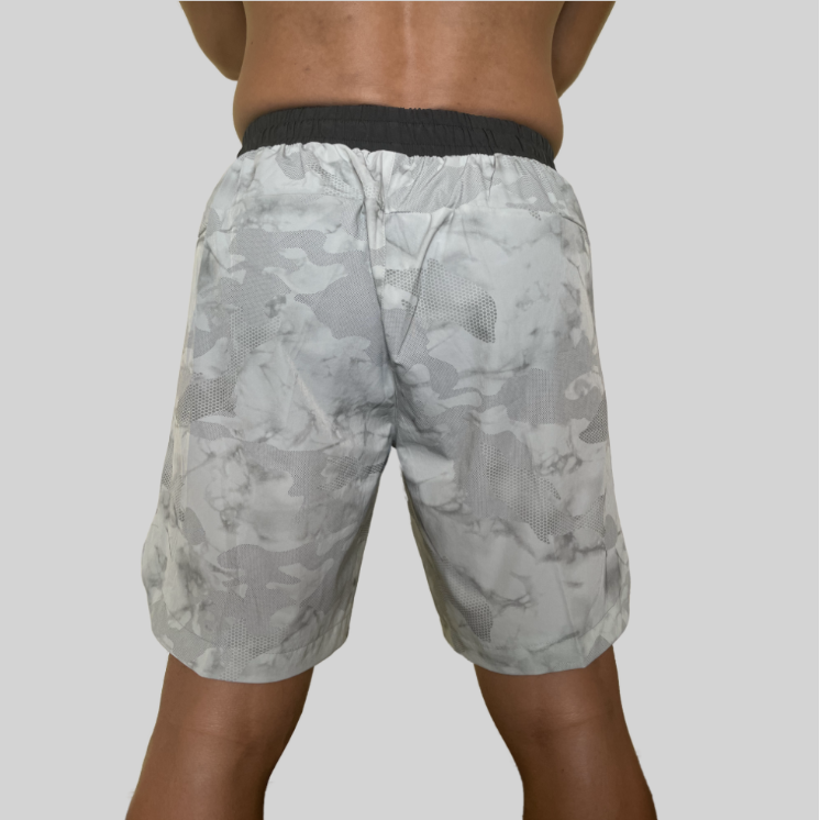 Short Camo - gris clair