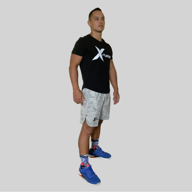Short Camo - gris clair